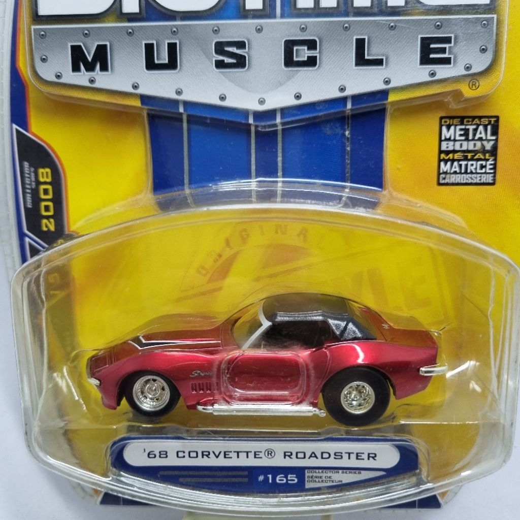 Diecast Mobil Jada Toys 1:64 '68 CORVETTE ROADSTER