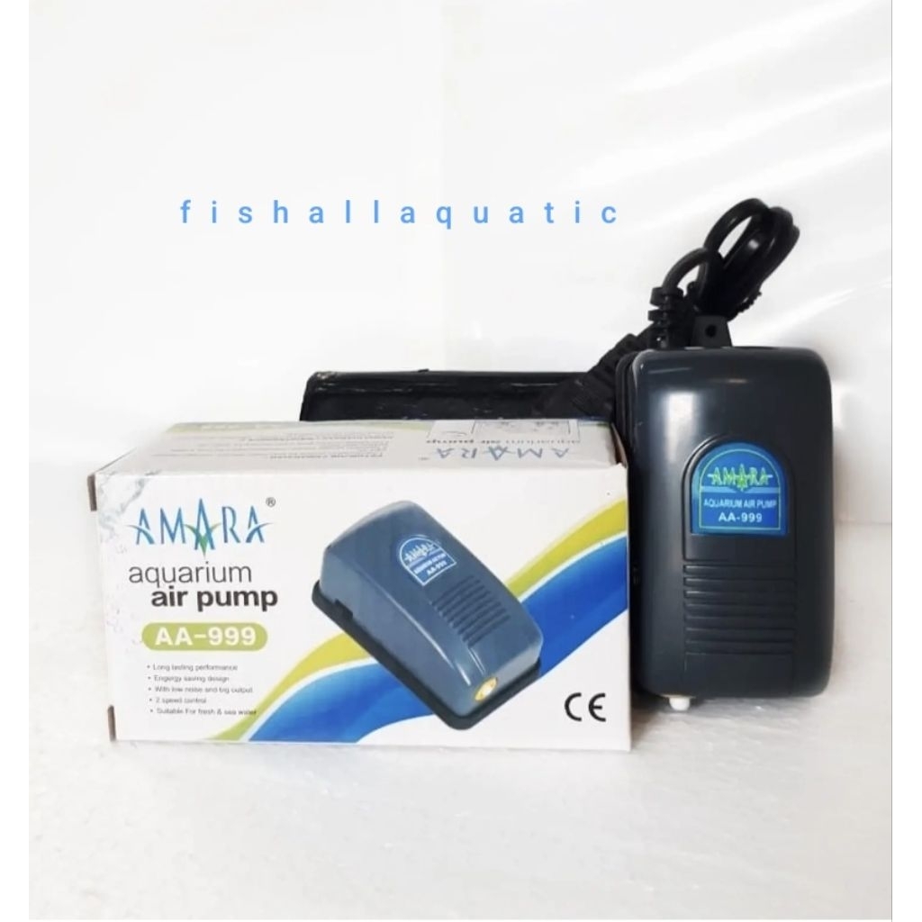 Amara (AA-999) Fullset Mesin OksigenAquarium mesin gelembung AMARA aerator amara
