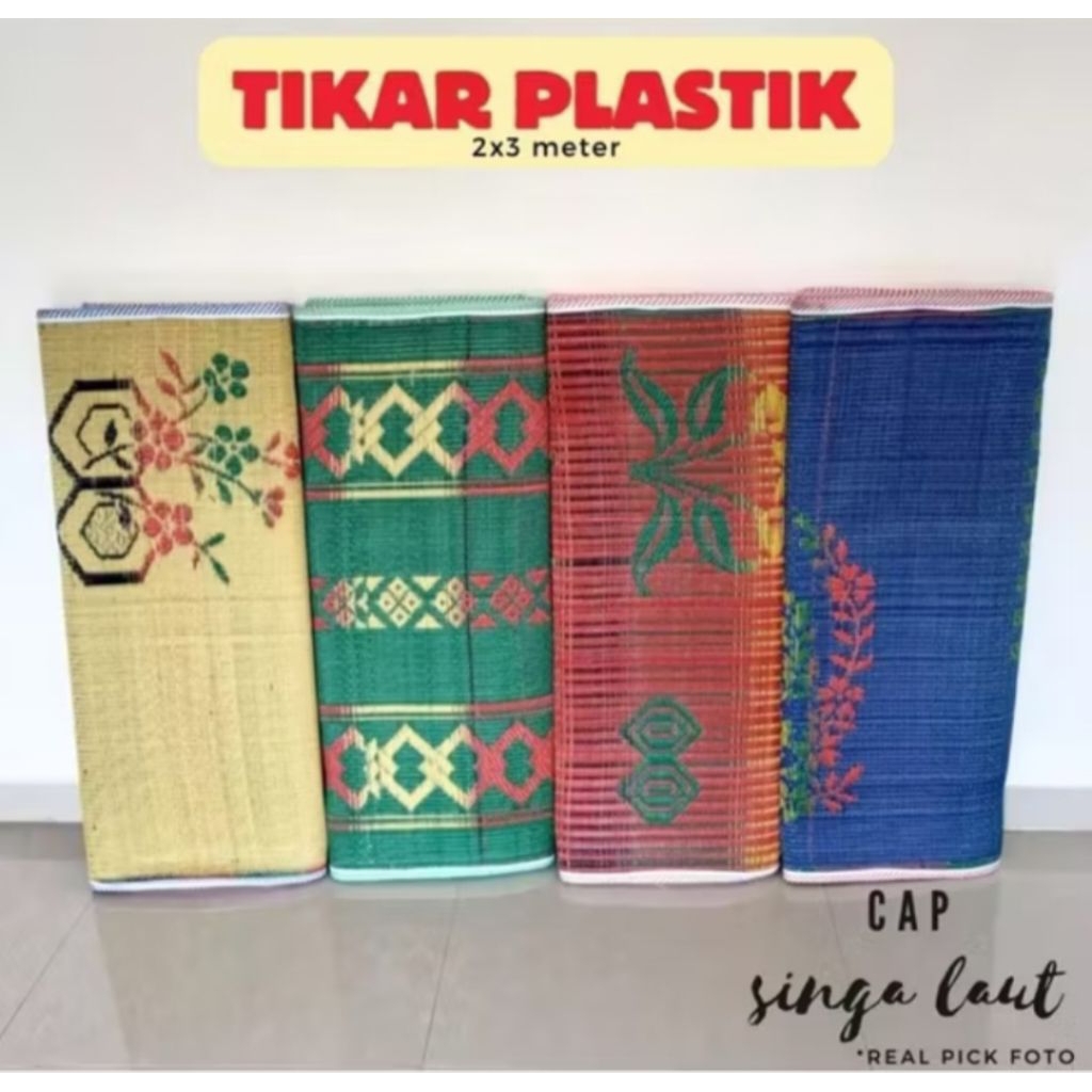 Karpet Tikar Plastik Jumbo Cap Naga Laut 200x300