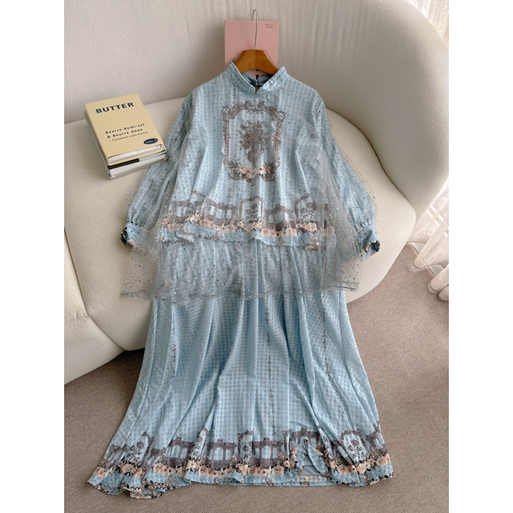 CANDY LADY Marella Princess Tile Maxi / Gamis Wanita Terbaru Gamis Premium Bestseller Gamis Kondanga