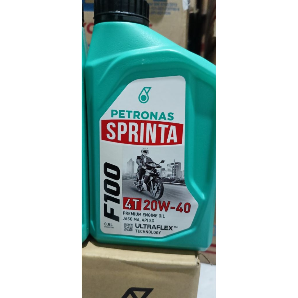 OLI MESIN 4T PETRONAS SPRINTA F100 20W-40 0.8LITER ORIGINAL