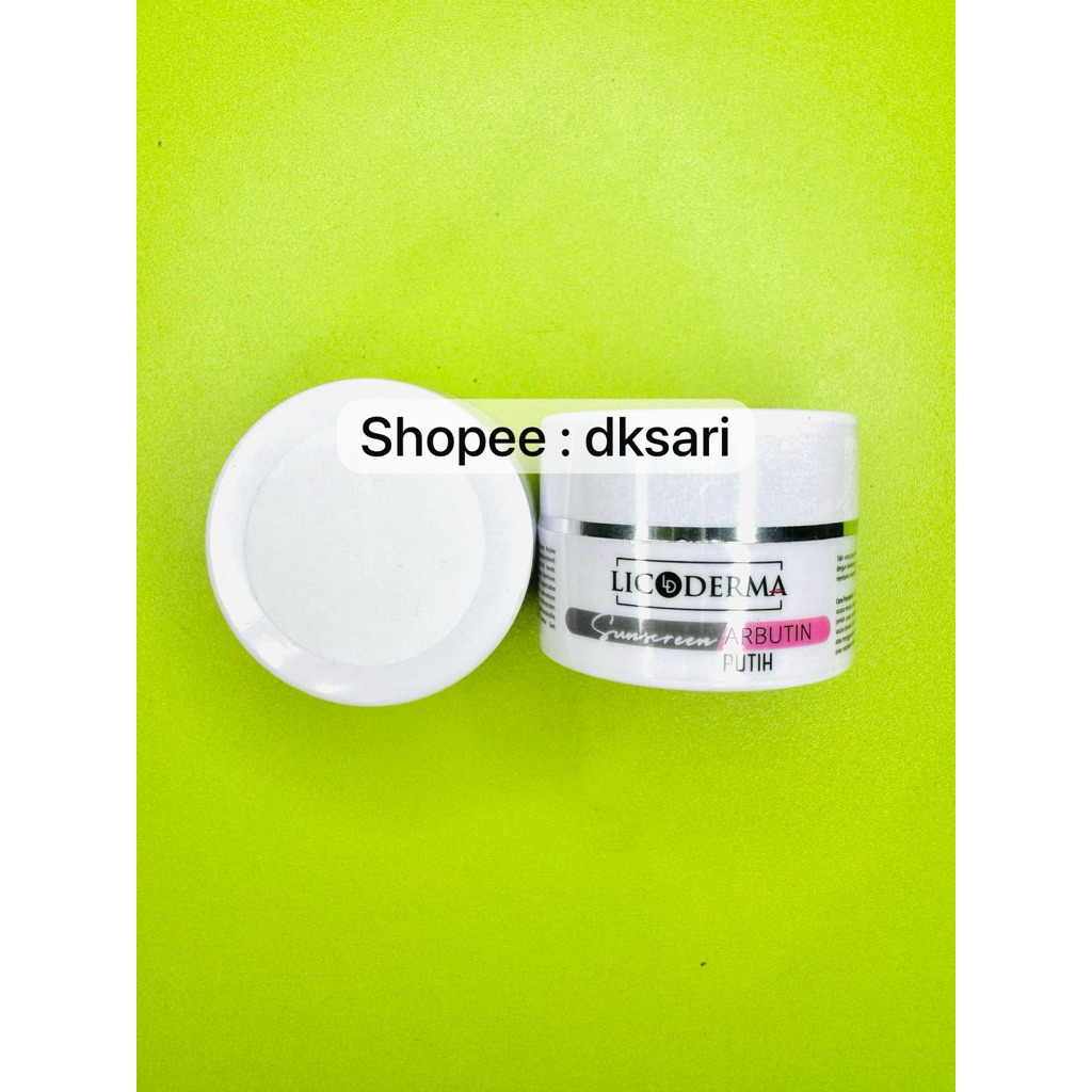 Licoderma Sunscreen Arbutin Putih