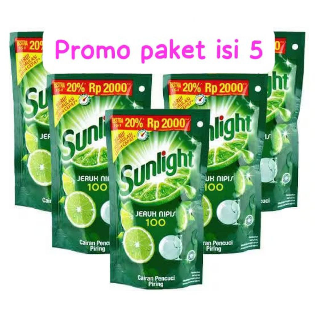 Promo sunlight 2000 an  isi 5 lebih hemat. Sunlight murah harga grosir, sunlight sabun cuci piring, 