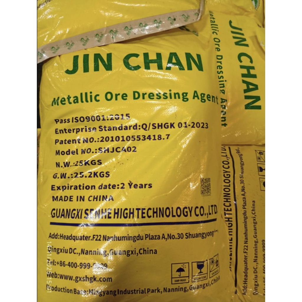 jinchan bahan pelebur emas