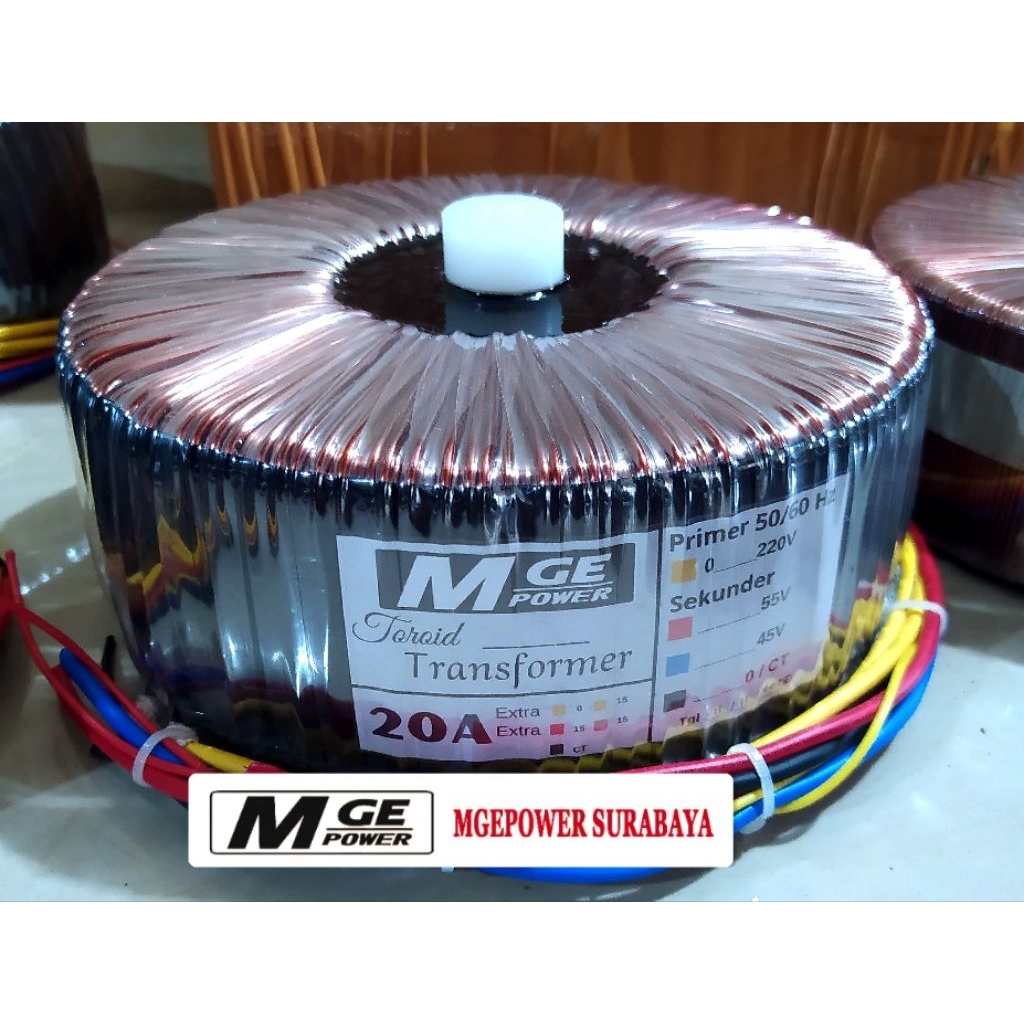TRAFO MGE 20A CT 45/55V