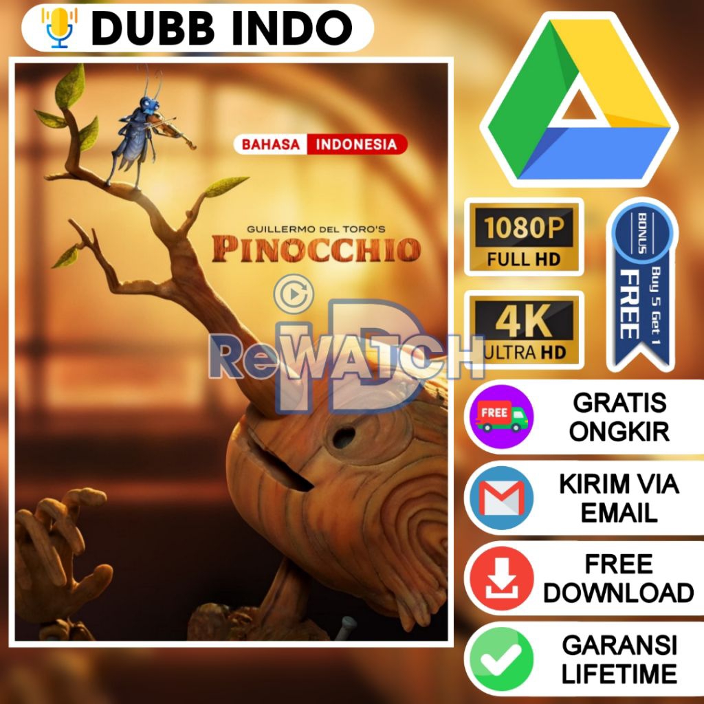 FILM PINOCCHIO (2022) DUBBING BAHASA INDONESIA