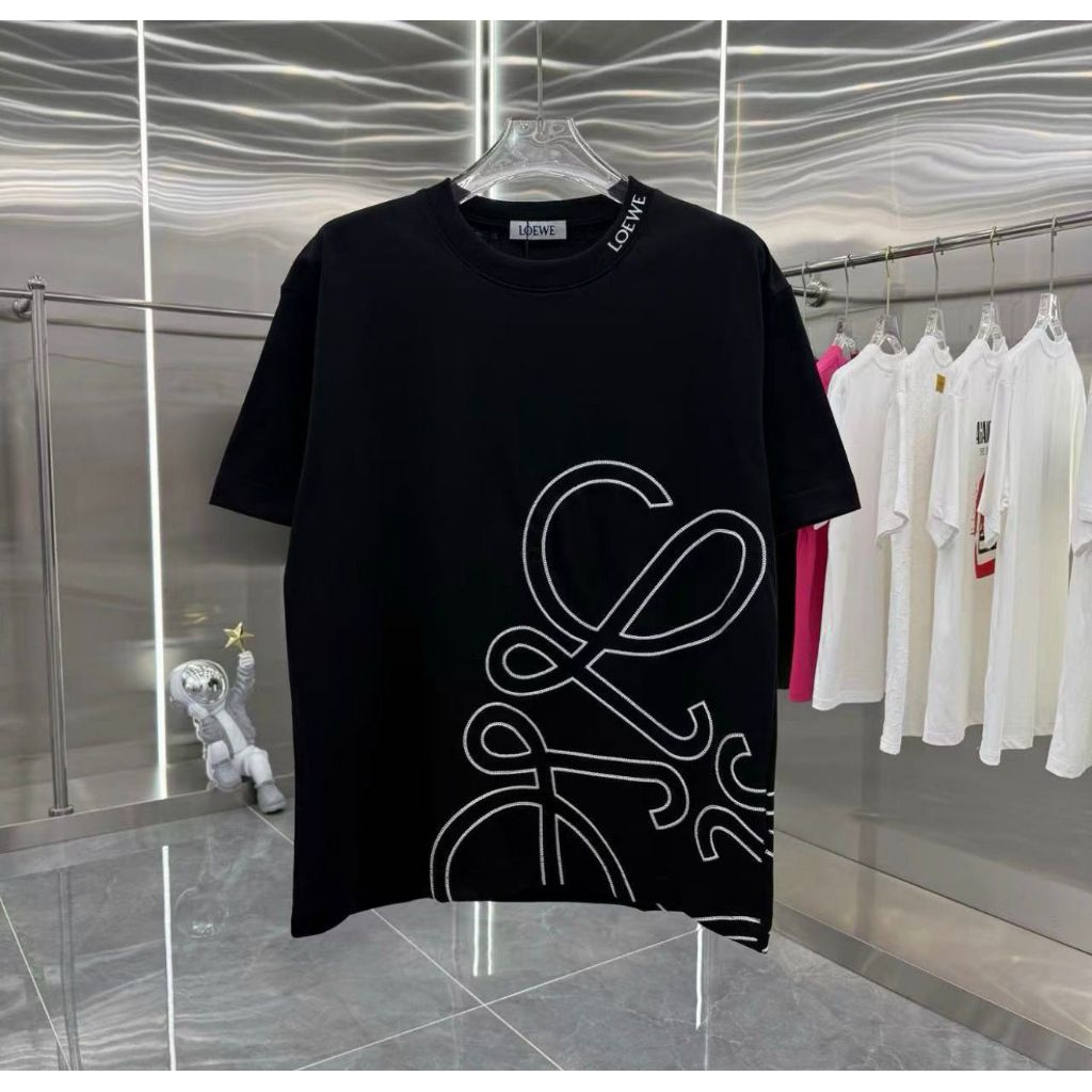 Baju kaos import pria brand loewe97 qualty mirror 1:1