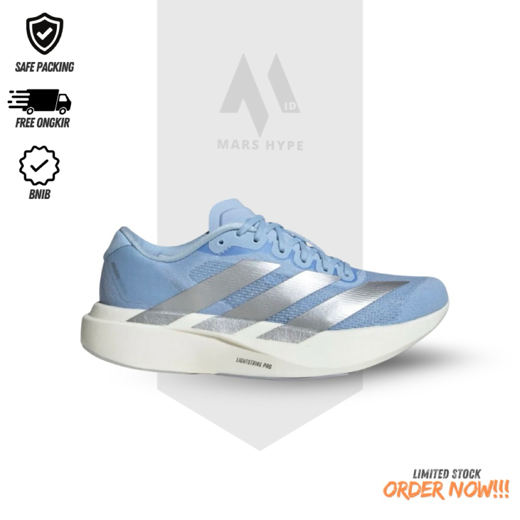 Sepatu Running Adizero Evo SL Glow Blue
