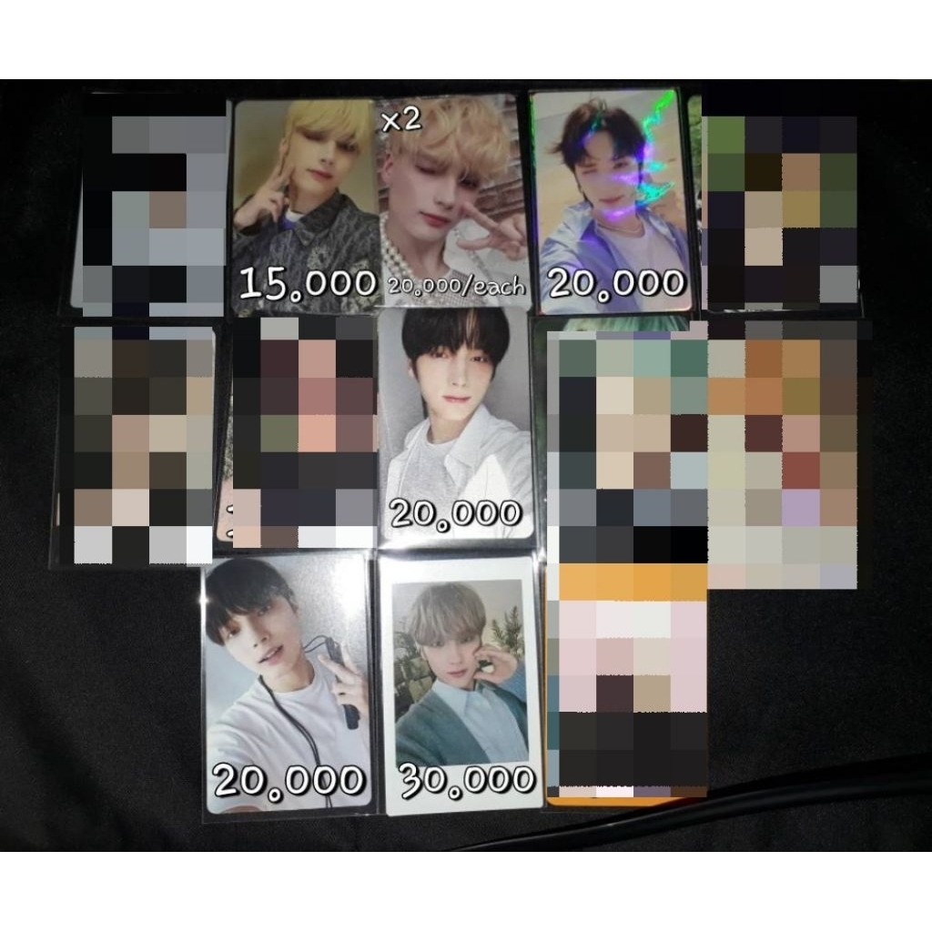 txt tomorrow x together hueningkai official photocard pc