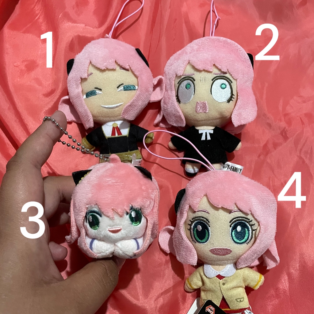 Boneka Anime Spy X Family Anya Forger Plush Ganci Plushie Original