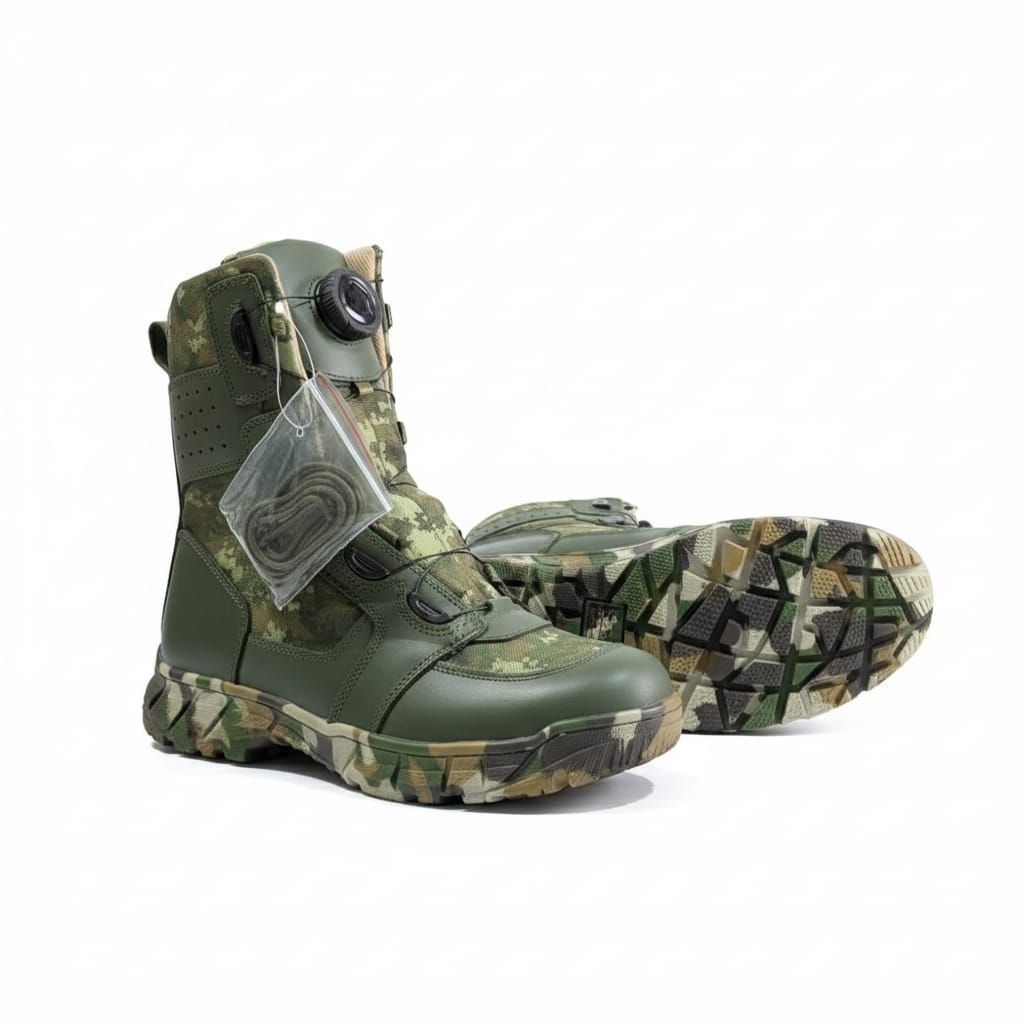 pdl kostrad jatah Sepatu PDL Tali Putar untuk Kegiatan Militer dan Outdoor Sepatu PDL Tali Putar unt