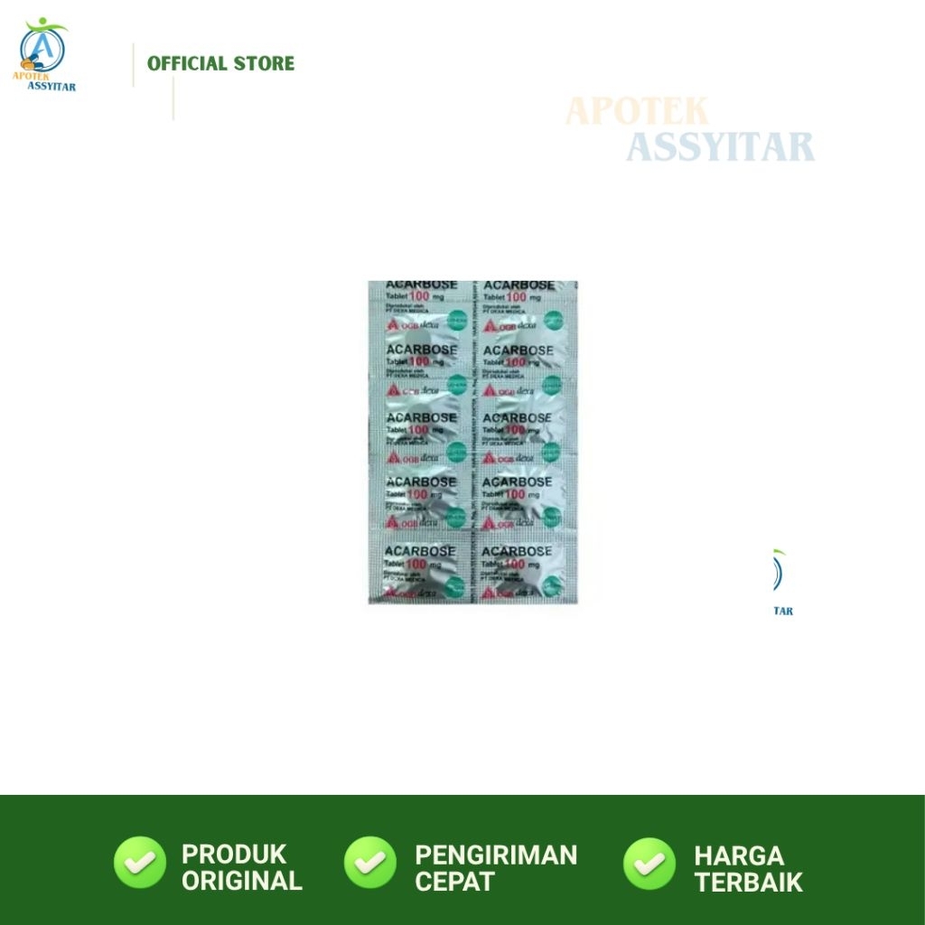 jual//acarbose perstrip100mgg