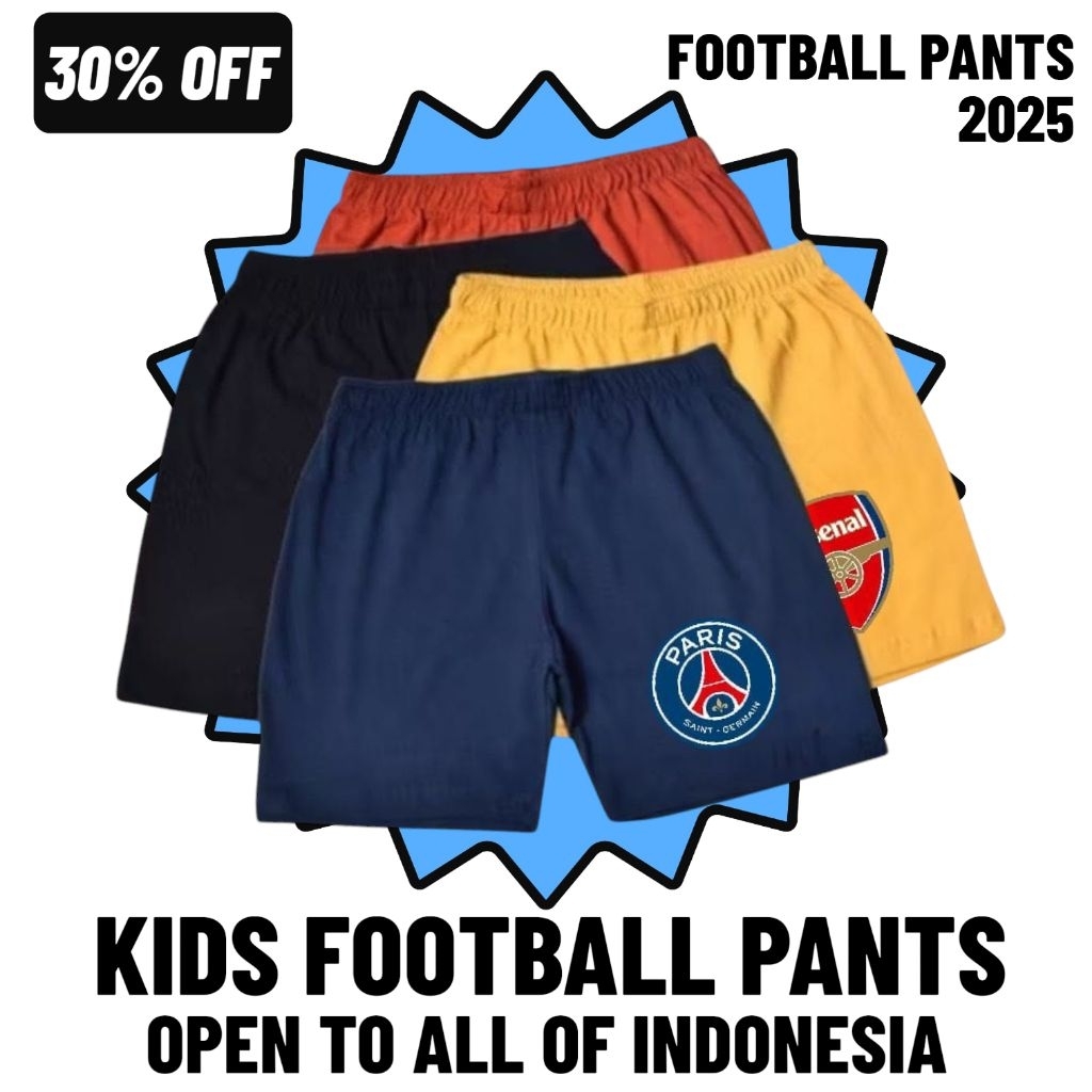 PROMO. Isi 4 PCS Celana Boxer Anak Cowok Motif Club Bola Celana Pendek Anak Laki Laki Boxer Bola