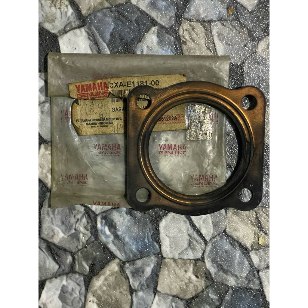 paking gasket kop blok atas yamaha fizr original nos