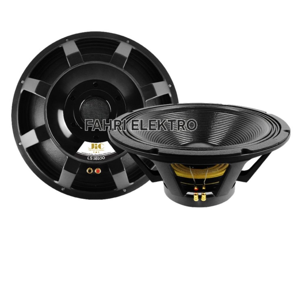 Speaker Sub 18 inch JIC LS 18100 Premium Original Speaker Komponent Jic LS18100