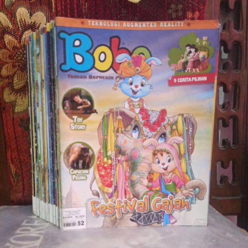 Majalah Bobo Original Tahun 2012 Bekas boleh beli satuan pembelian minimal 3 Pcs