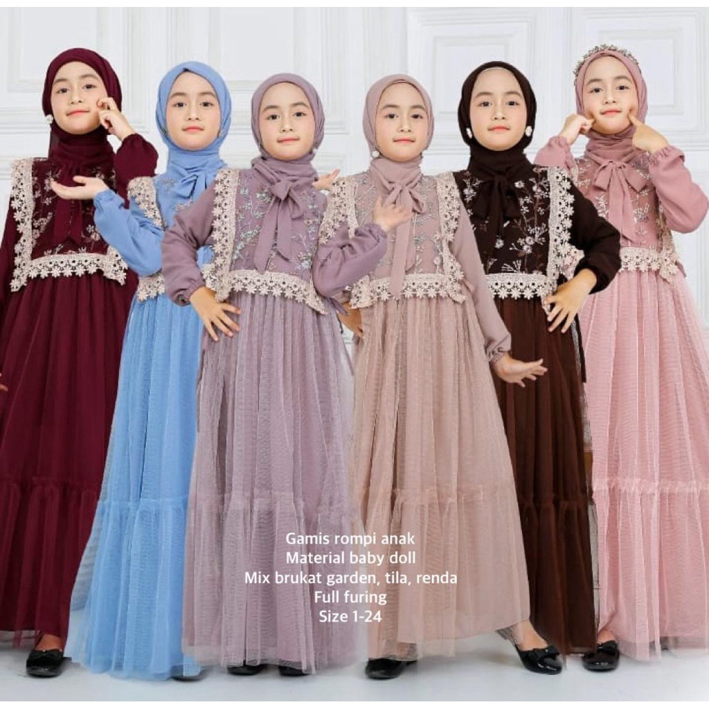 Gamis Rompi lepas