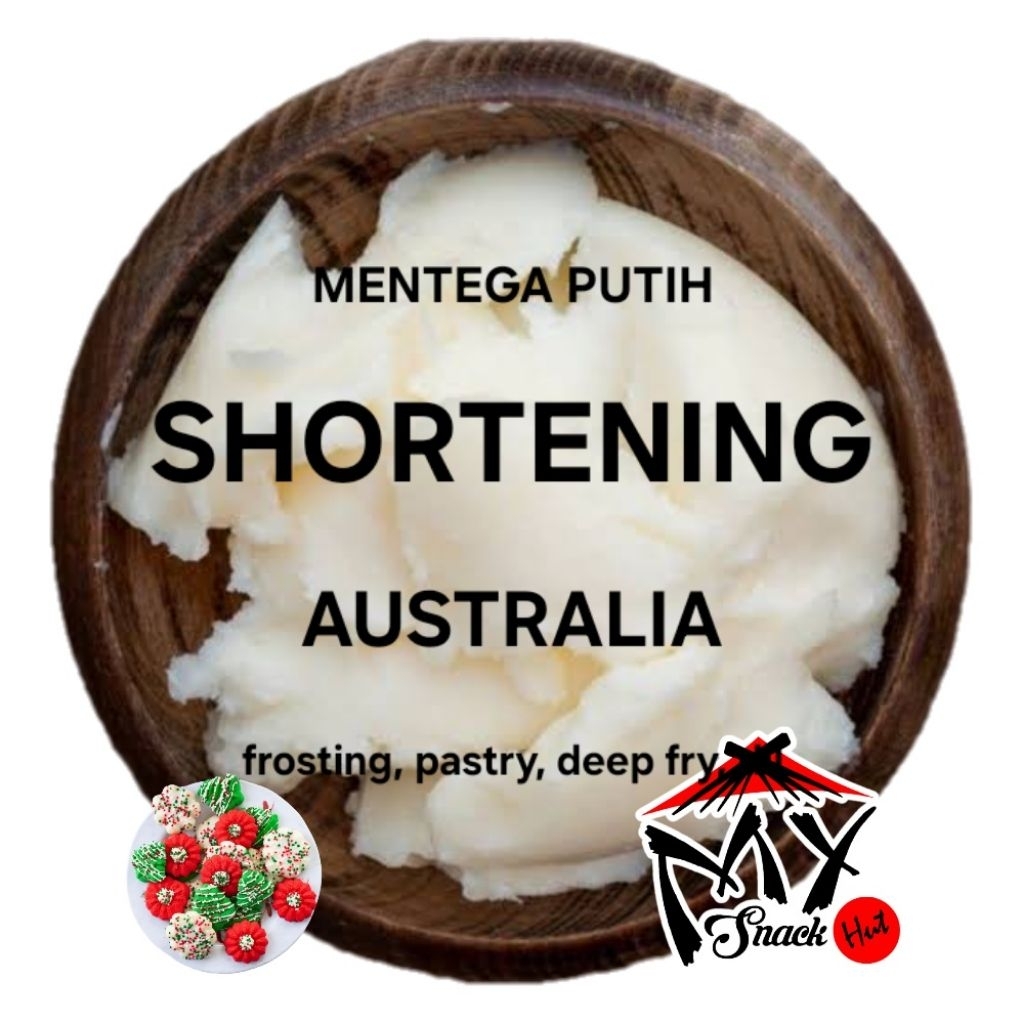 MENTEGA PUTIH AUSTRALIA 250GR SHORTENING HEWANI BAKPAO COOKIES ROTI TAWAR TAWAR KUE WHITE FAT HALAL