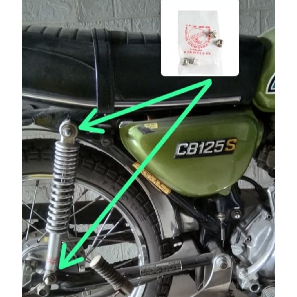 baut shock belakang Honda cb100 125 gl100 125 xl125