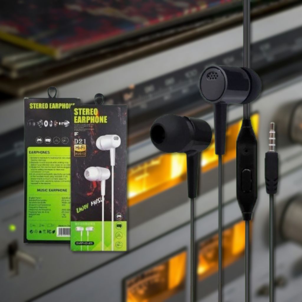 HF Handsfree JBL D21 Extra bass earphones