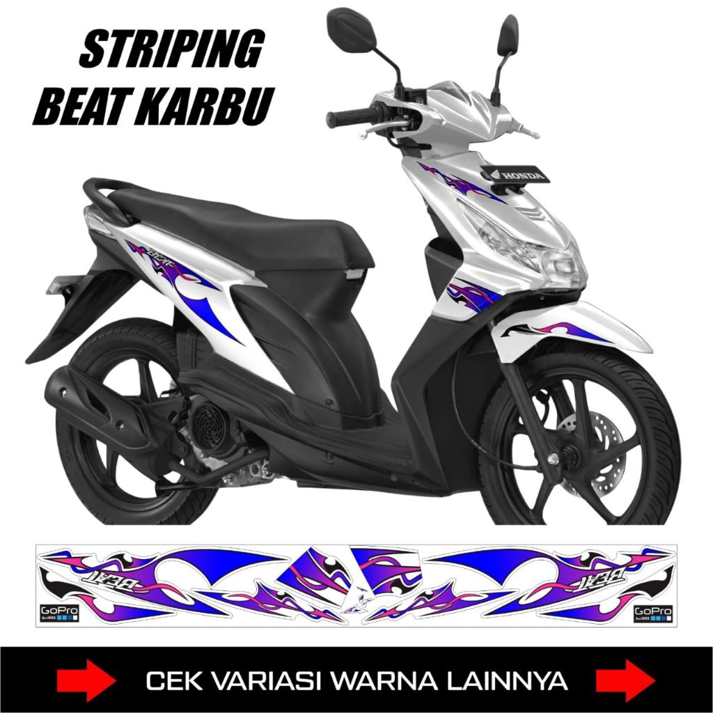 Striping Honda Beat Karbu/ Stiker Honda Beat Karbu/Striping Beat Karbu/Stiker Beat Karbu/Decal Beat 