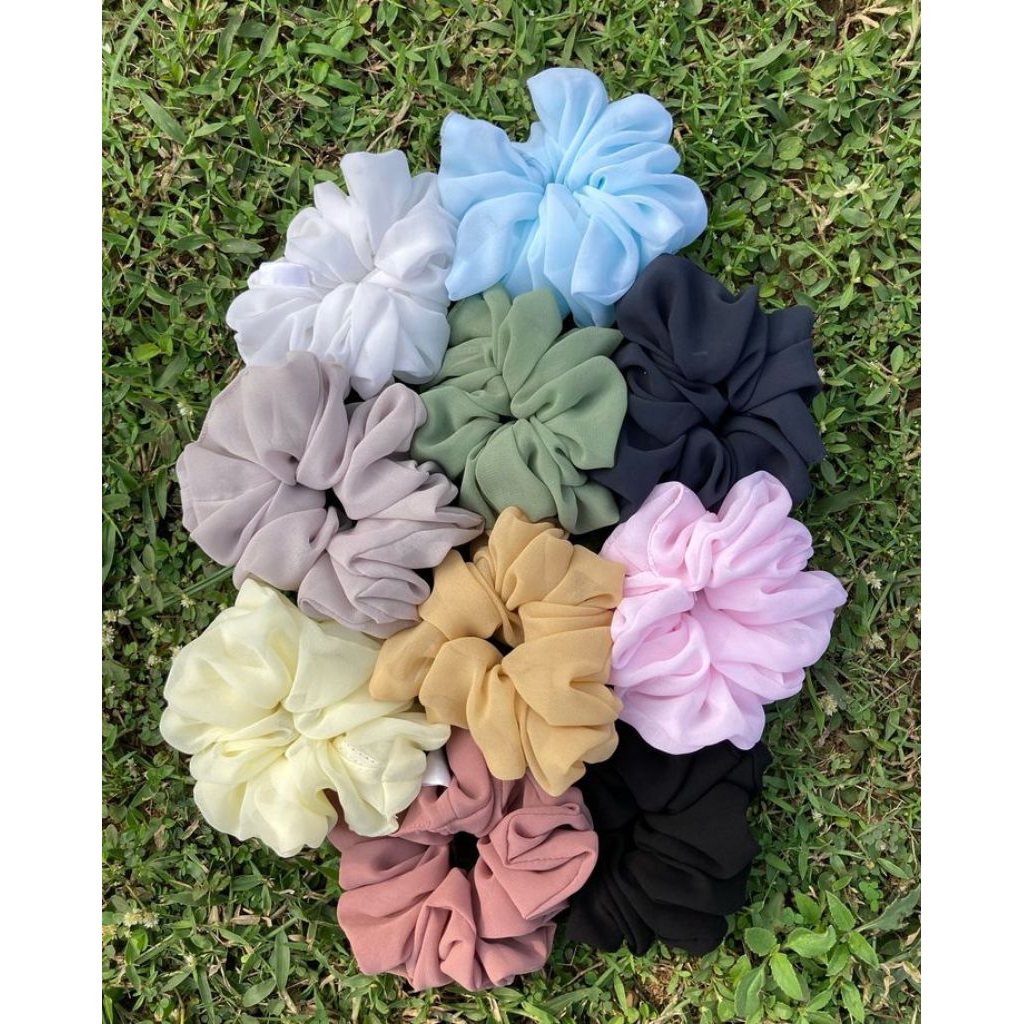 CEPOL HIJAB JUMBO ANTI PUSING scrunchie penambah volume hijab // cepol viral mayra. scraft