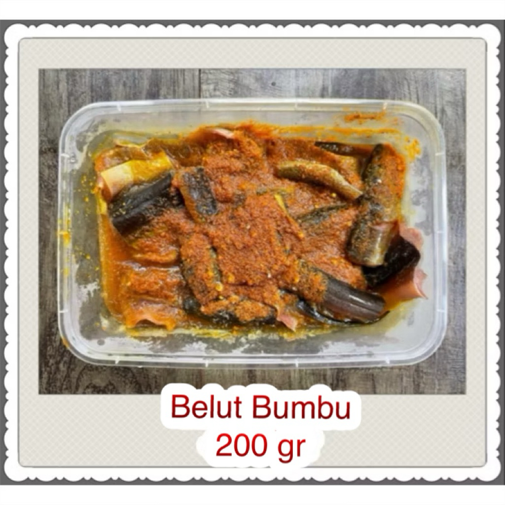 Belut Bumbu - Ikan Belut Marinasi -+ 250 gr ( Frozen )