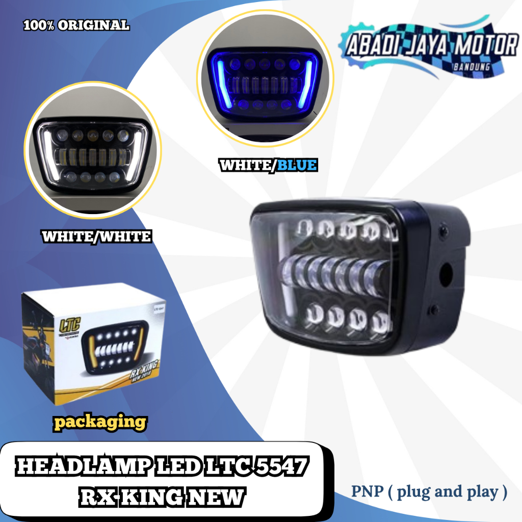 Headlamp LED Lamp Lampu Depan Motor RX KING NEW LTC 5547
