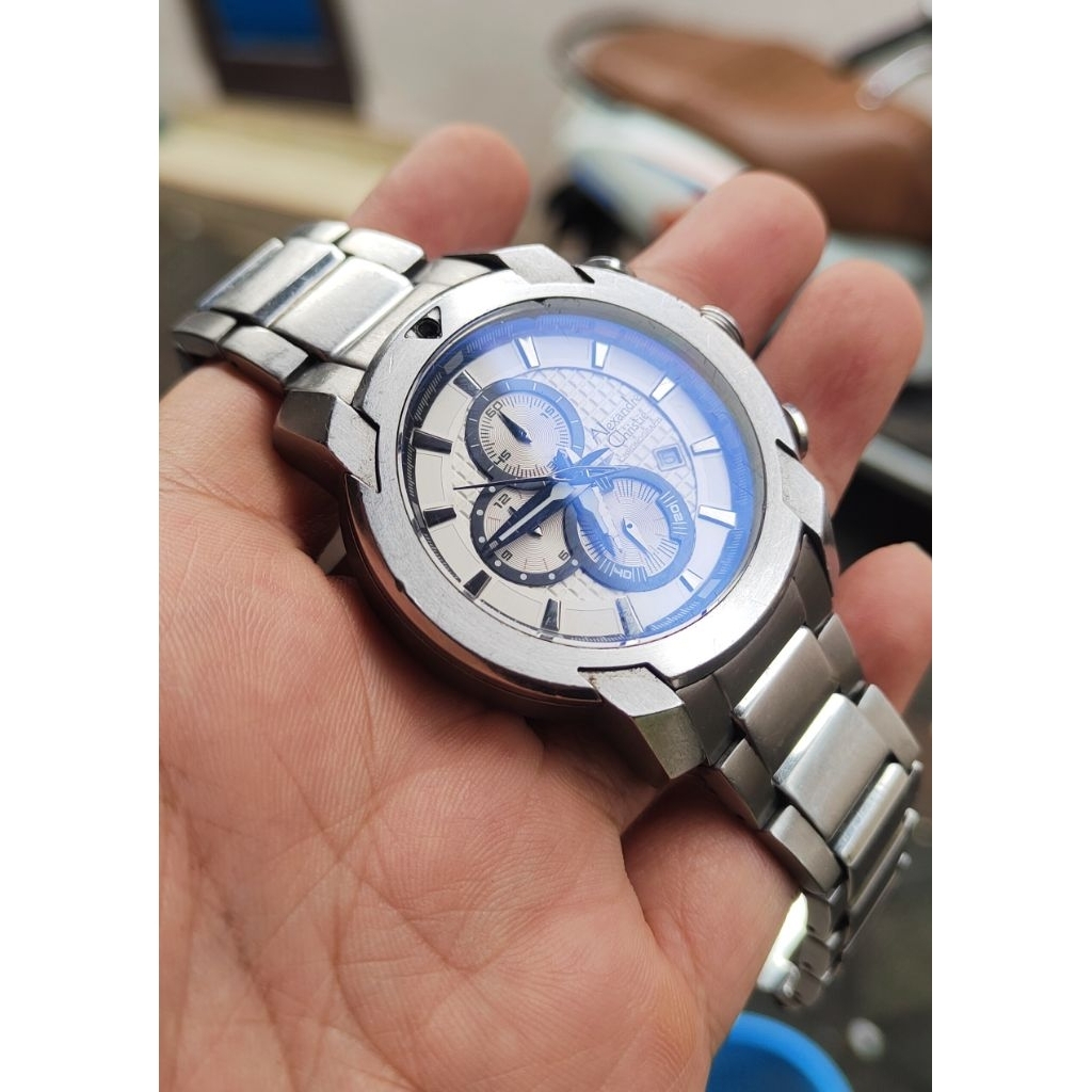 jam tangan original Alexandre Christie pria second bekas