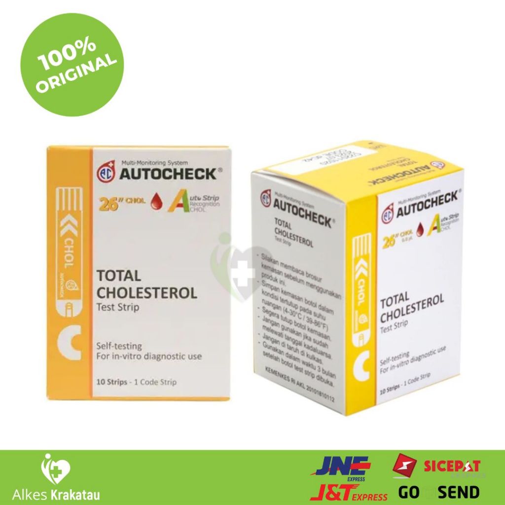 Strip Autocheck Cholestrol / Stik Kolestrol Autocheck