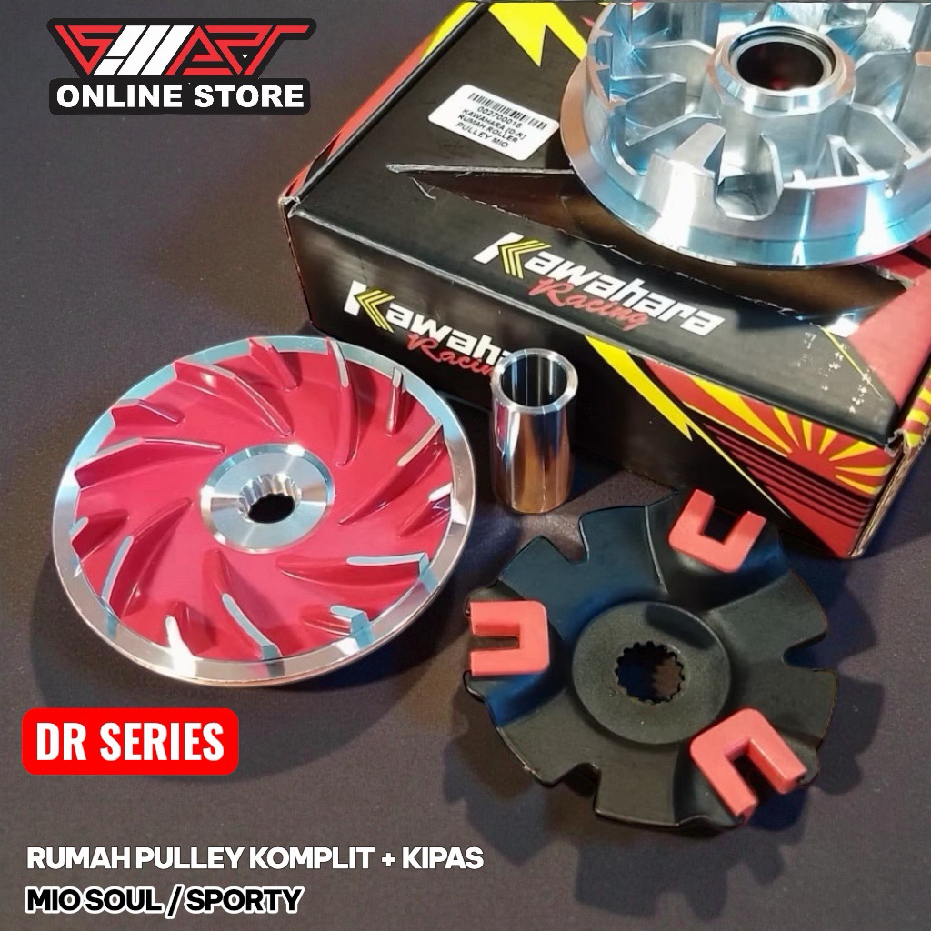 RUMAH PULLEY KAWAHARA RACING DR SERIES MIO SOUL MIO SPORTY / RUMAH ROLLER KAWAHARA MIO