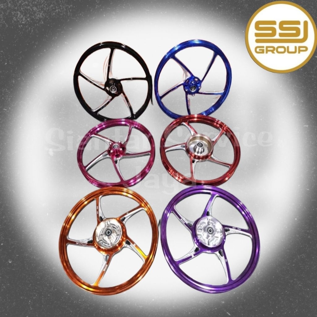 VELG RACING CMG KZR RING 17 PALANG 5 SEPEDA MOTOR JUPITER MX, JUPITER MX KING