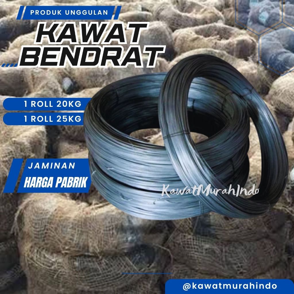 Uddjaya_ Bendrat Rrt 20 Kg Harga 1 Rol / Kawat Bendrat 1 Roll