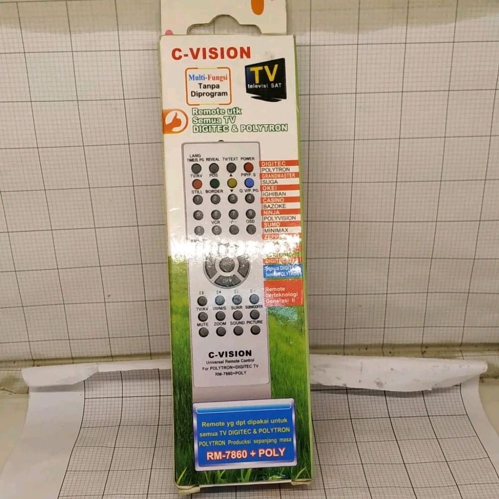 Remote C Vision RM-7860 / Remot C Vision RM 7860 / Remote RM 7860 + Poly