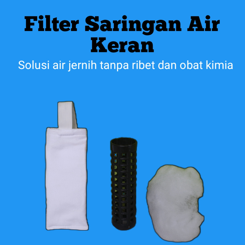 Filter Air Kran Penyaring Kain Tebal Bonus Kapas Alami