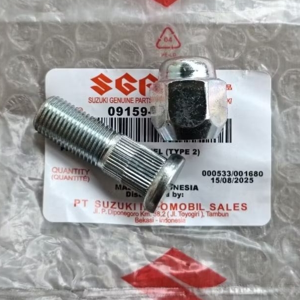 Baut + Mur Roda Suzuki Ertiga Lama Swift Sx-4 Original