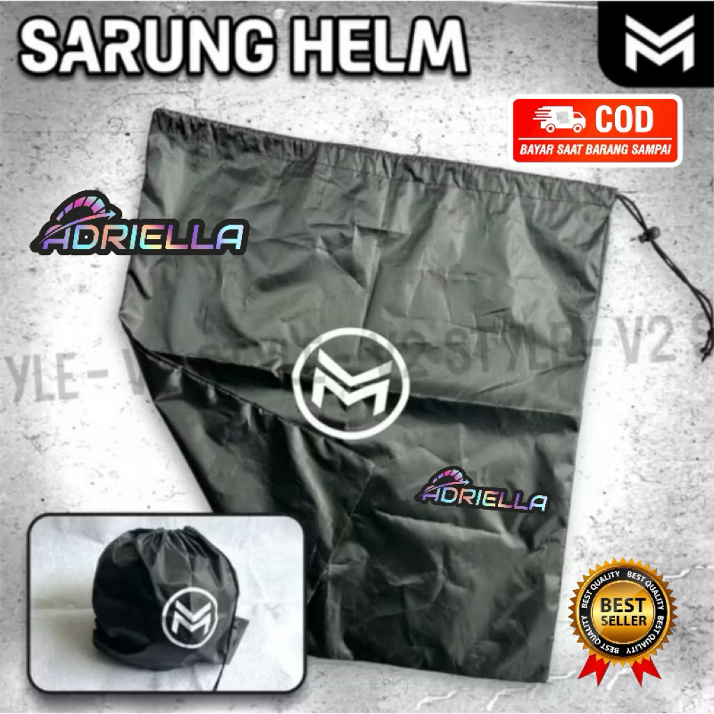 SARUNG HELM WATERPROOF BUNGKUS HELEM TAS HELM ANTI AIR COVER HELM KANTONG HELM KANTONG TAS PENYIMPAN