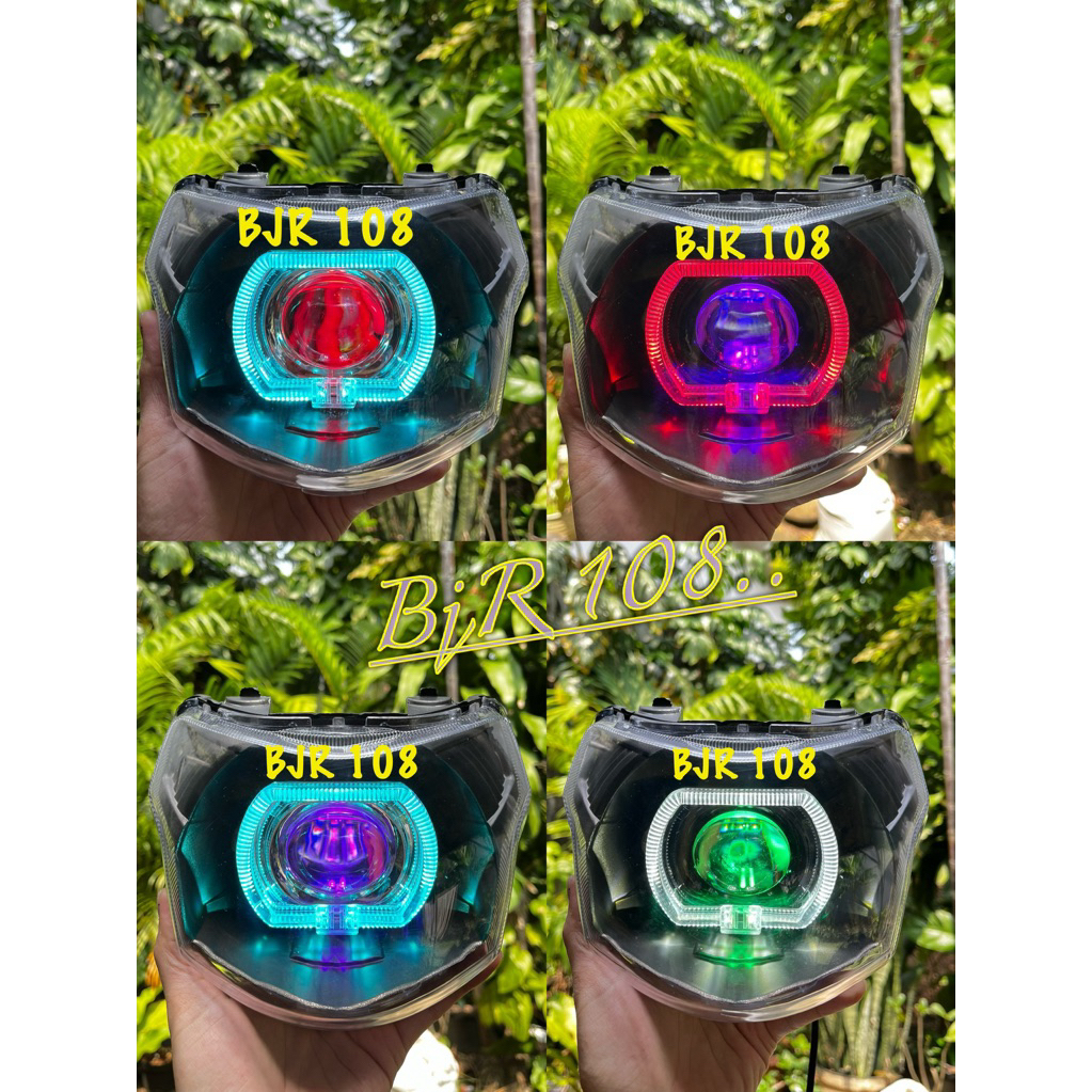 Cod reflektor Yamaha Vega zr set biled projie 3.5 in tinggal pasang