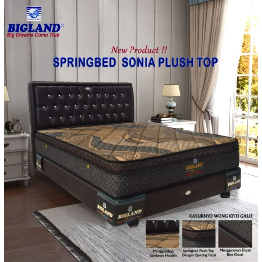 ( Pre Order ) SPRINGBED BIGLAND SONIA PLUSTOP