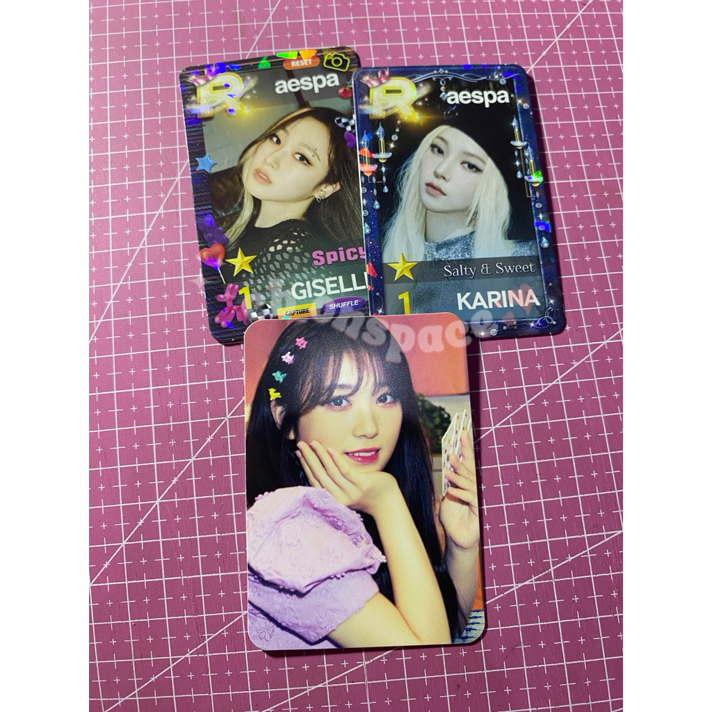 PHOTOCARD SSSM AESPA KARINA GISELLE NAKO IZONE DICON