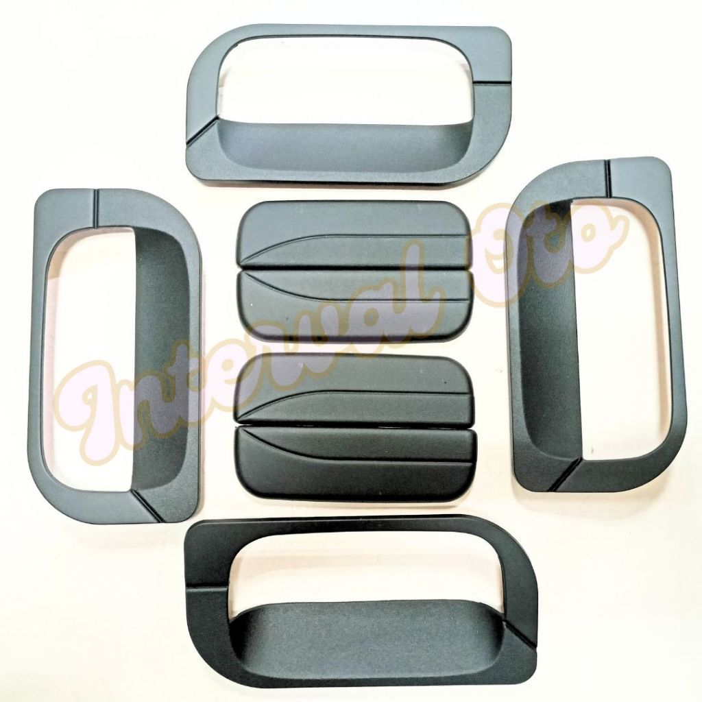 Paket Outer Handle Pegangan Pintu Mobil Agya Ayla 2012-2022 Hitam