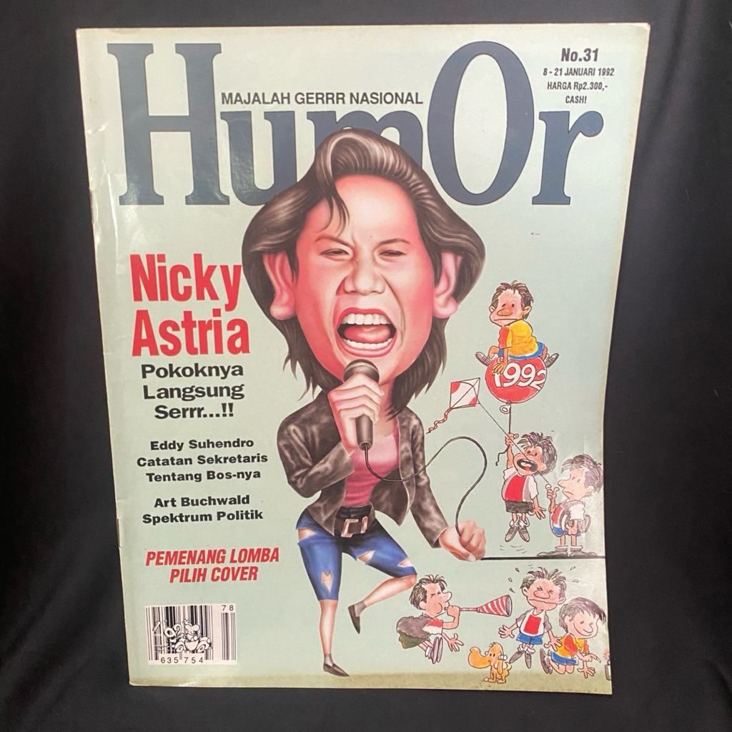 Majalah Humor No.31 tahun 1992 Nicky Astria