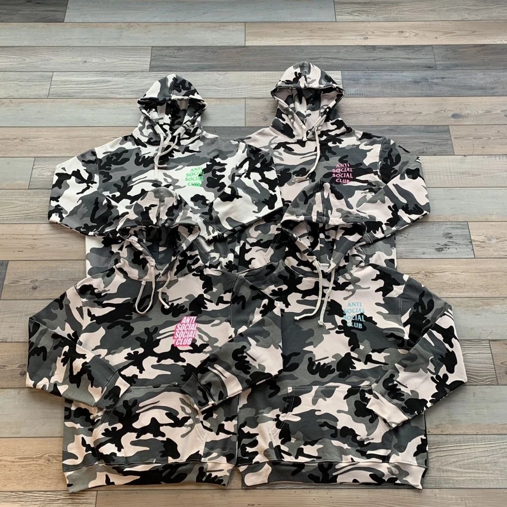 Anti Social Social Club Blocked Siberia Camo Hoodie