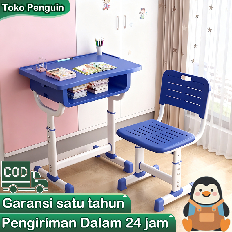 grosir Meja Belajar Anak Kursi Kursi Sekolah meja dan kursi plastik/kayu Meja Belajar Anak Set