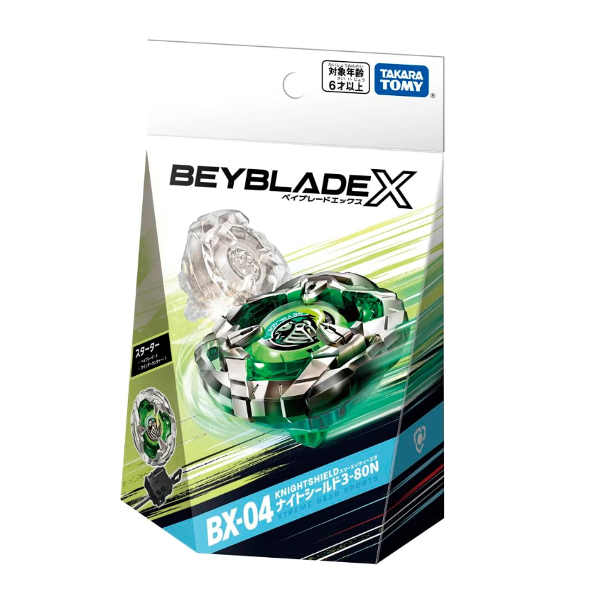 (TAKARA TOMY) Beyblade X Beyblade X BX-04 Starter Night Shield 3-80N