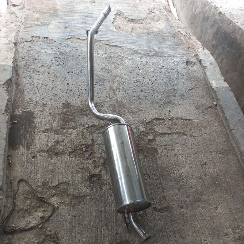 knalpot toyota rush dan daihatsu terios original bekas copotan