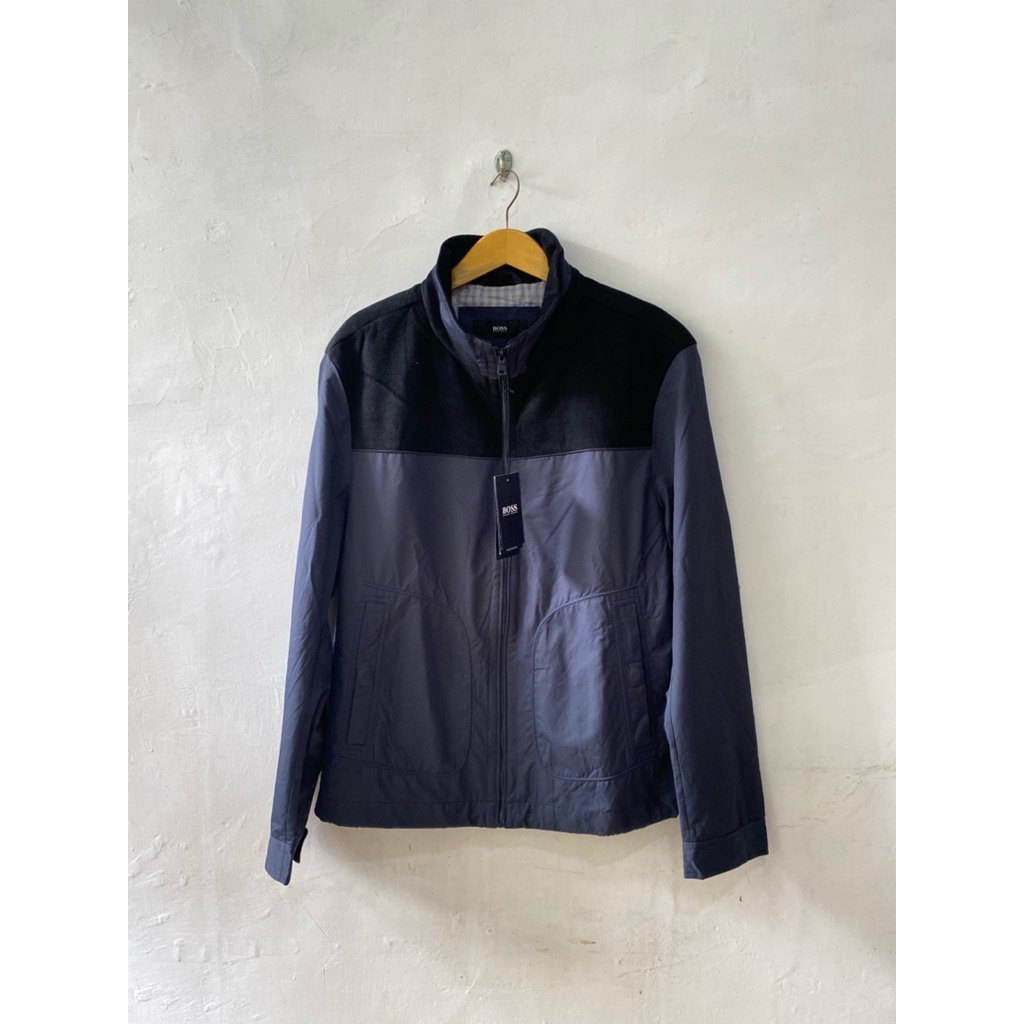 JACKET PRIA -‘ H.BOSS VINTAGE ZIP ORIGINAL AUTHENTIC