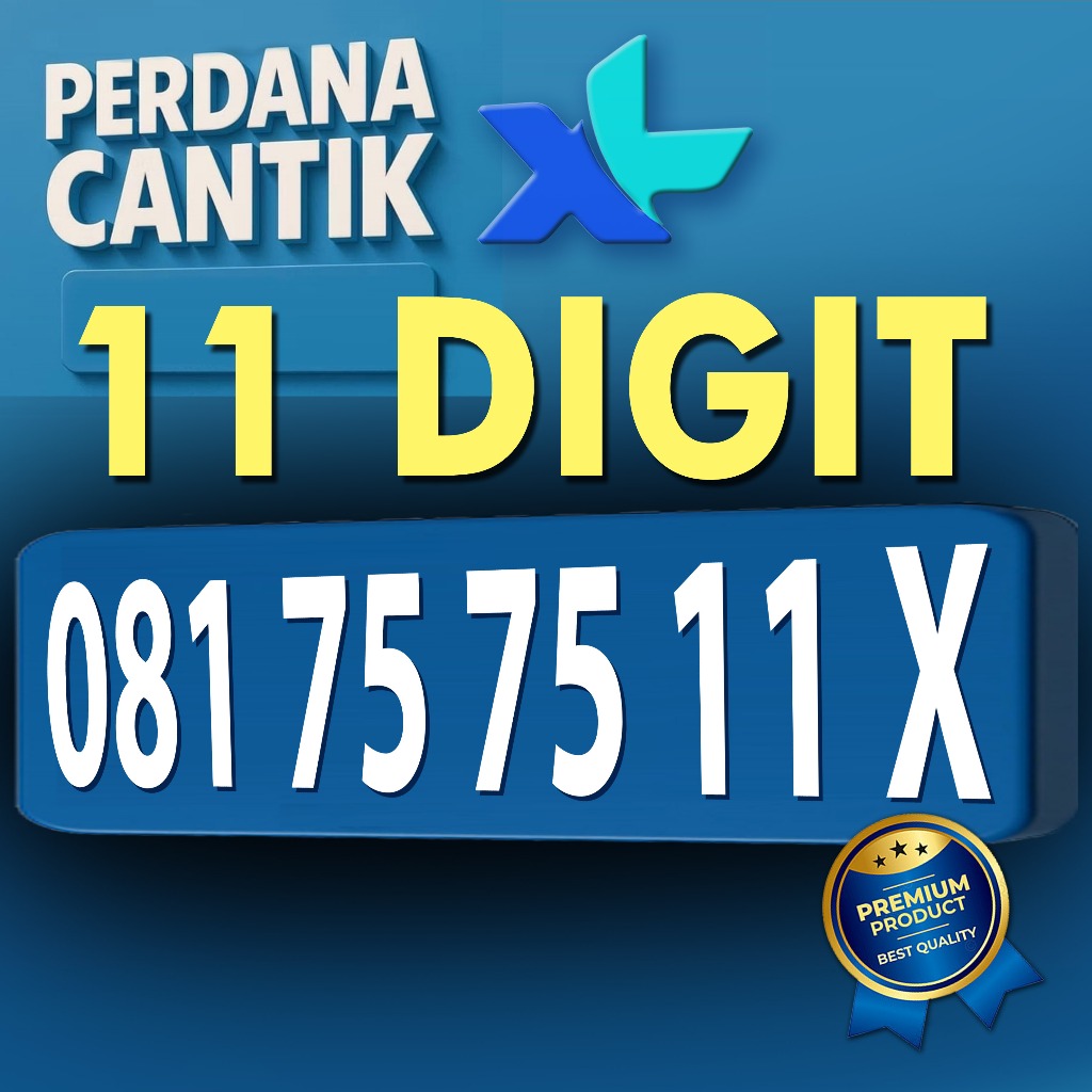 XL 11 ANGKA 75 75 11