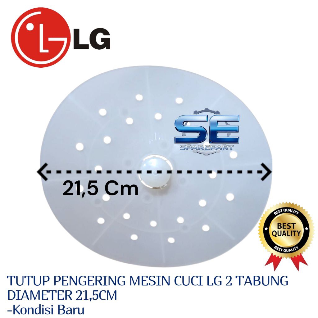 TUTUP PENGERING 21,5CM MESIN CUCI LG 2 TABUNG - SPIN PENGERING TUTUP ELASTIS