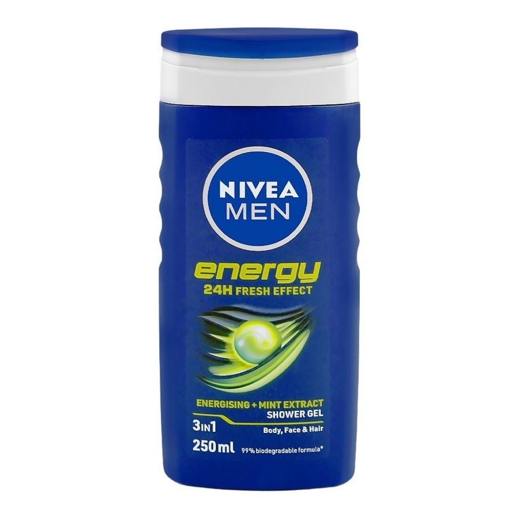 Nivea men shower gel Energising + mint extract 250ml